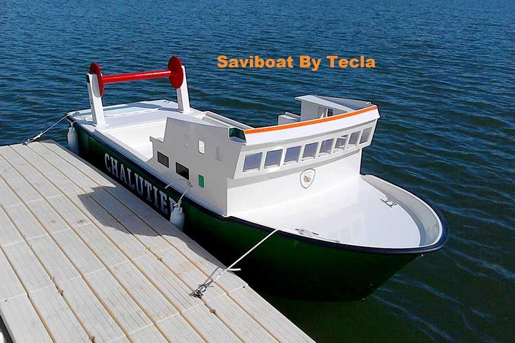 The Fisher boat | Port Miniature© range | Saviboat electric boats