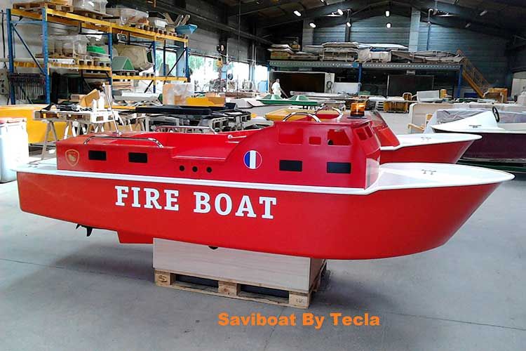 le Feu | Saviboat bateaux électriques gamme Port Miniature©